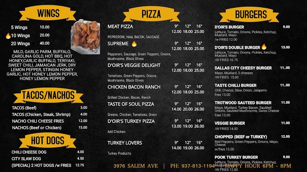 D'OIR'S LOUNGE Menu image 1