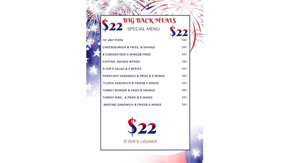 D'OIR'S LOUNGE Menu image 4